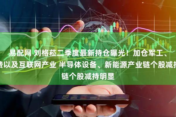易配网 刘格菘二季度最新持仓曝光！加仓军工、新消费以及互联网产业 半导体设备、新能源产业链个股减持明显